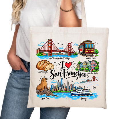 San Francisco Tote Bag