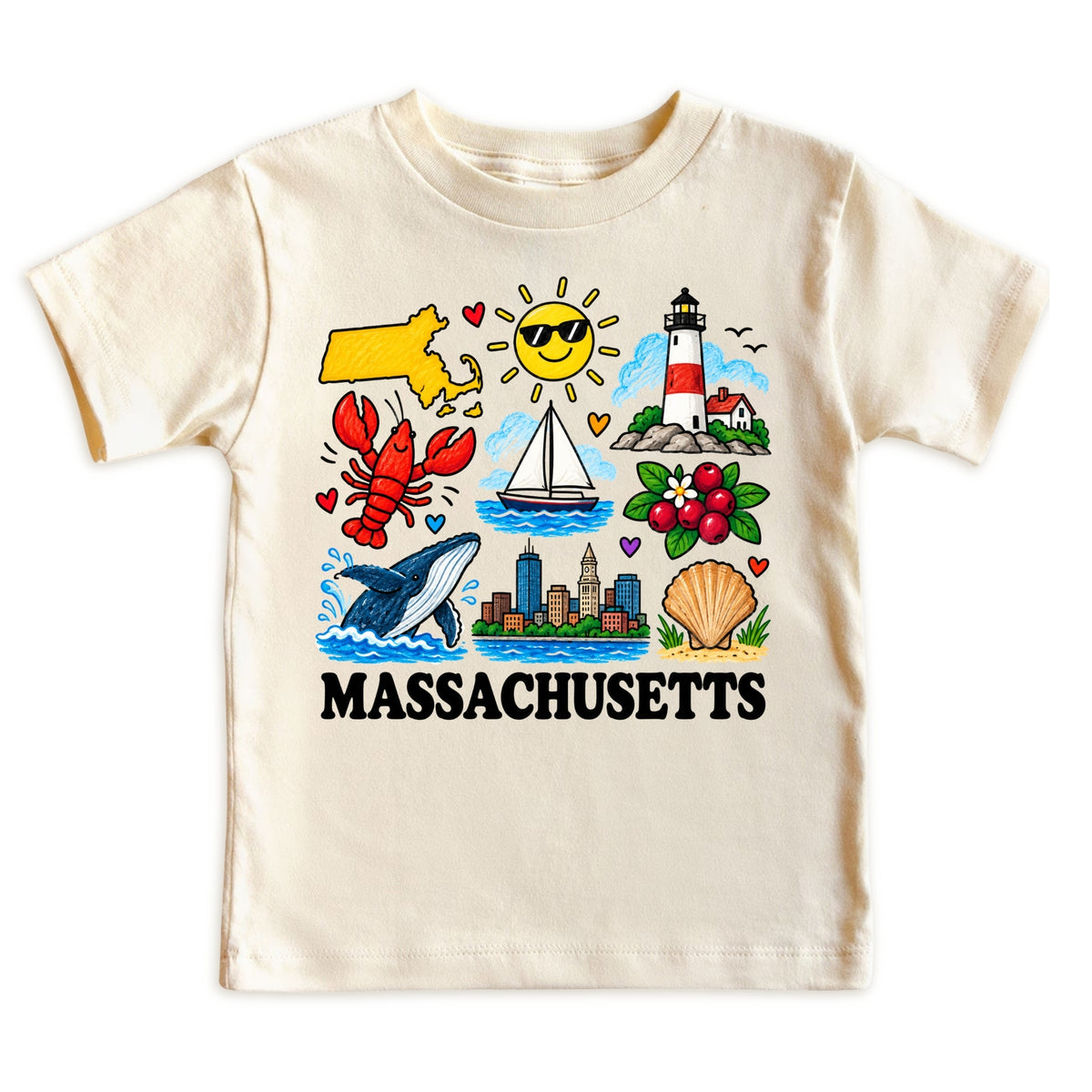 Massachusetts Kids T-Shirt