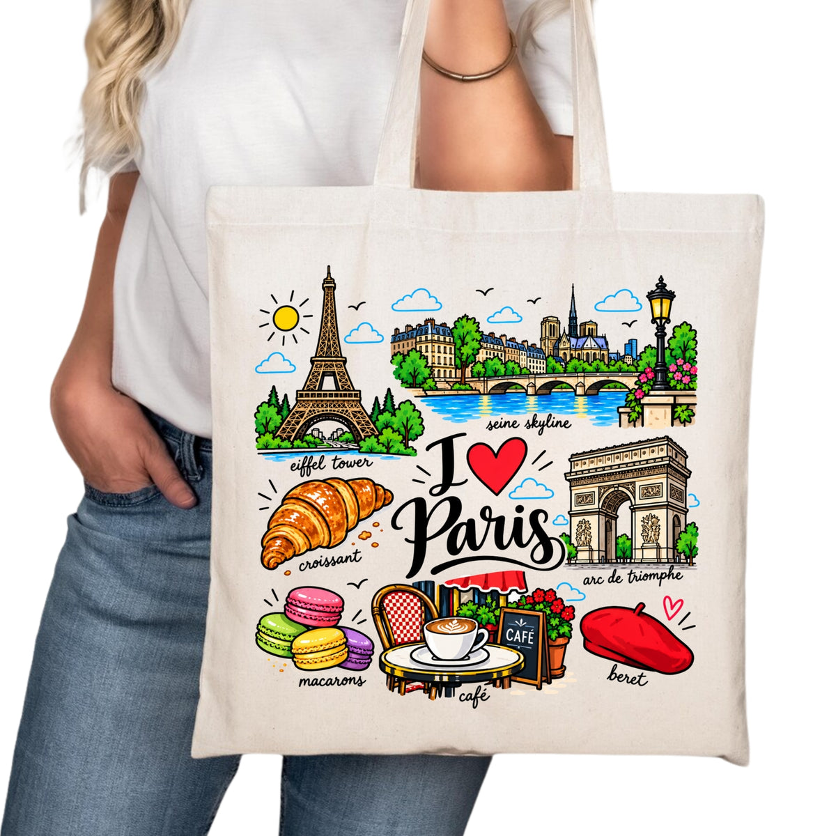 Paris Tote Bag