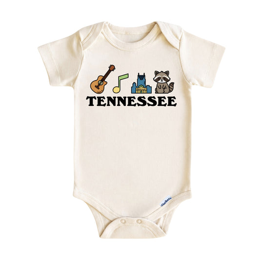 Tennessee Baby Onesie ®, Tennessee Baby Bodysuit for Boys Girls