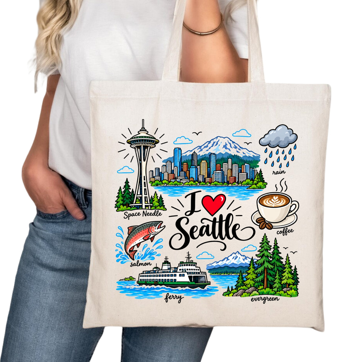Seattle Tote Bag