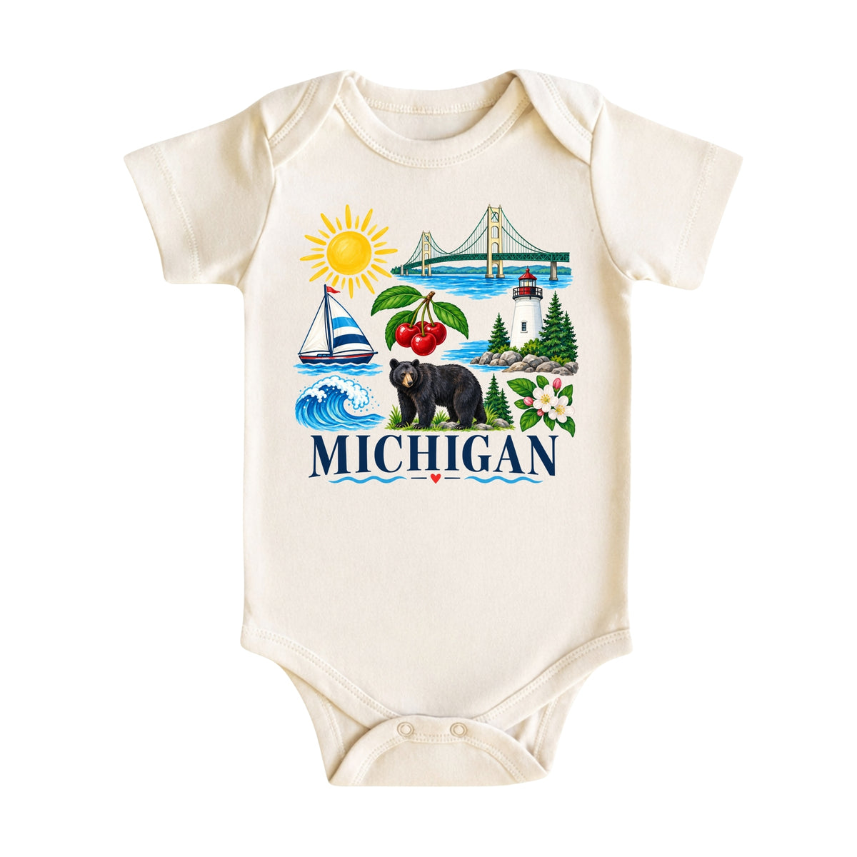 Michigan Baby Bodysuit