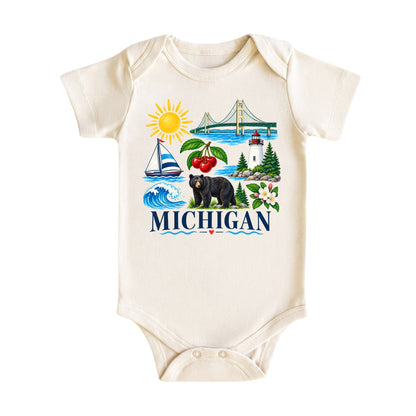 Michigan Baby Bodysuit