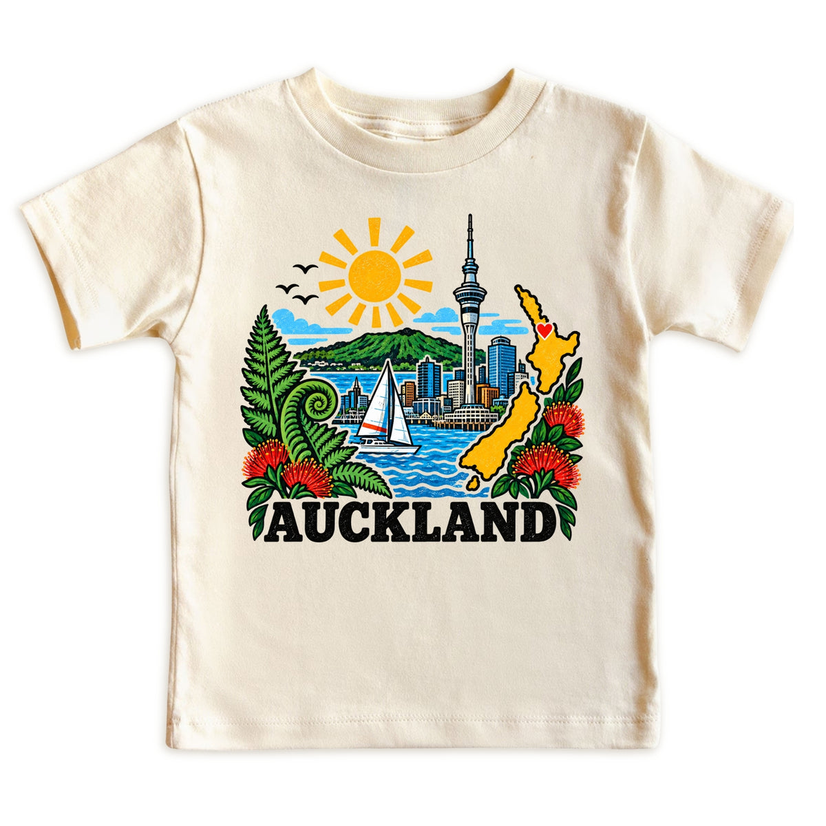 Auckland New Zealand Baby Bodysuit