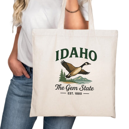 Idaho Tote Bag, Boise Meridian Nampa Travel Market Bag