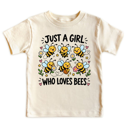 Just a Girl Who Loves Bees Kids T-Shirt