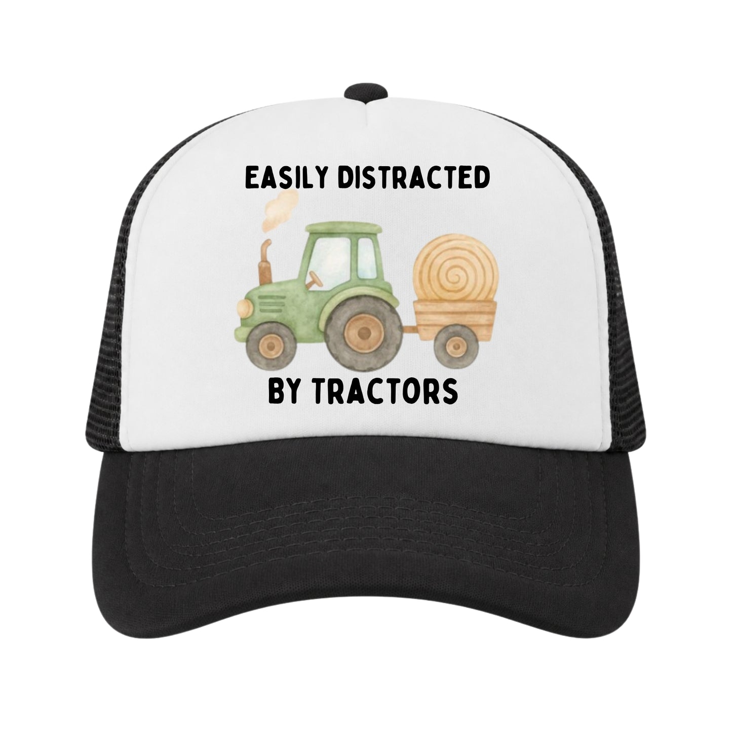 Tractor Trucker Hat for Kids, Girls Boys Tractor Lover Gift