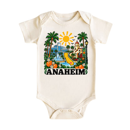 Anaheim California Baby Bodysuit