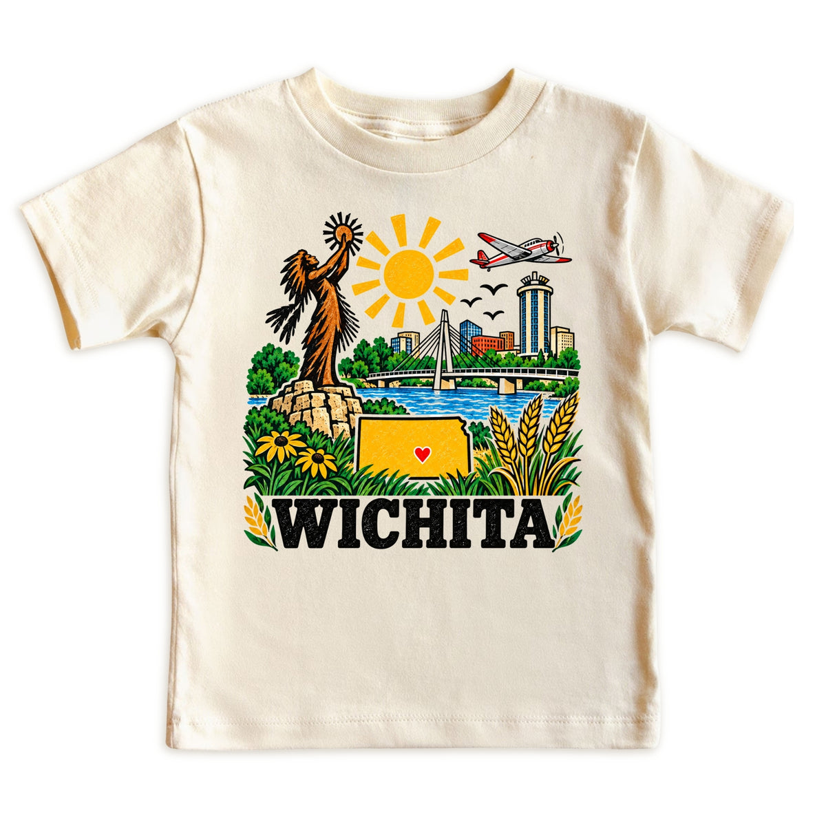 Wichita Kansas Baby Bodysuit