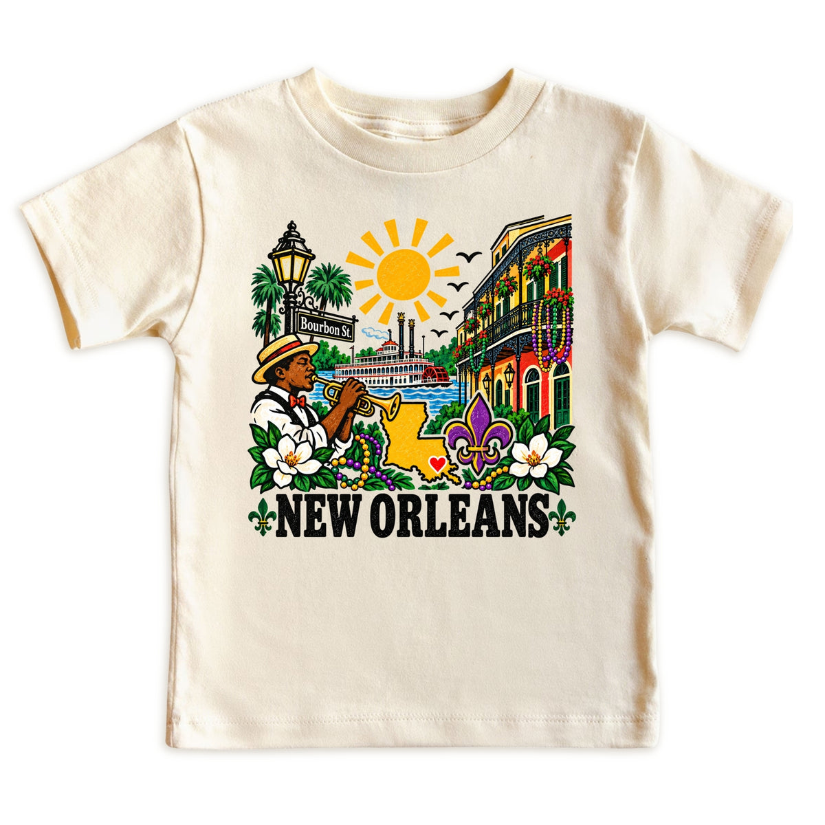 New Orleans Louisiana Baby Bodysuit
