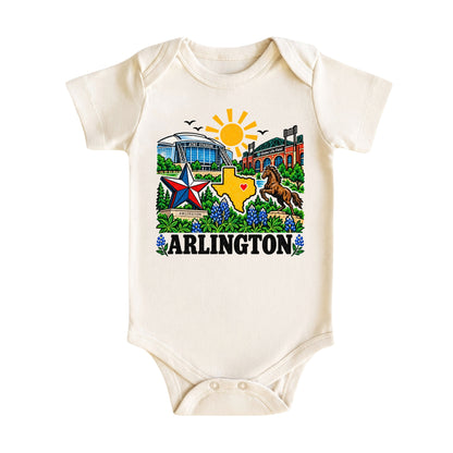 Arlington Texas Baby Bodysuit
