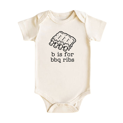 B Is for BBQ Ribs Baby Bodysuit