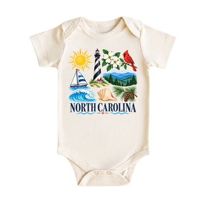 North Carolina Baby Bodysuit