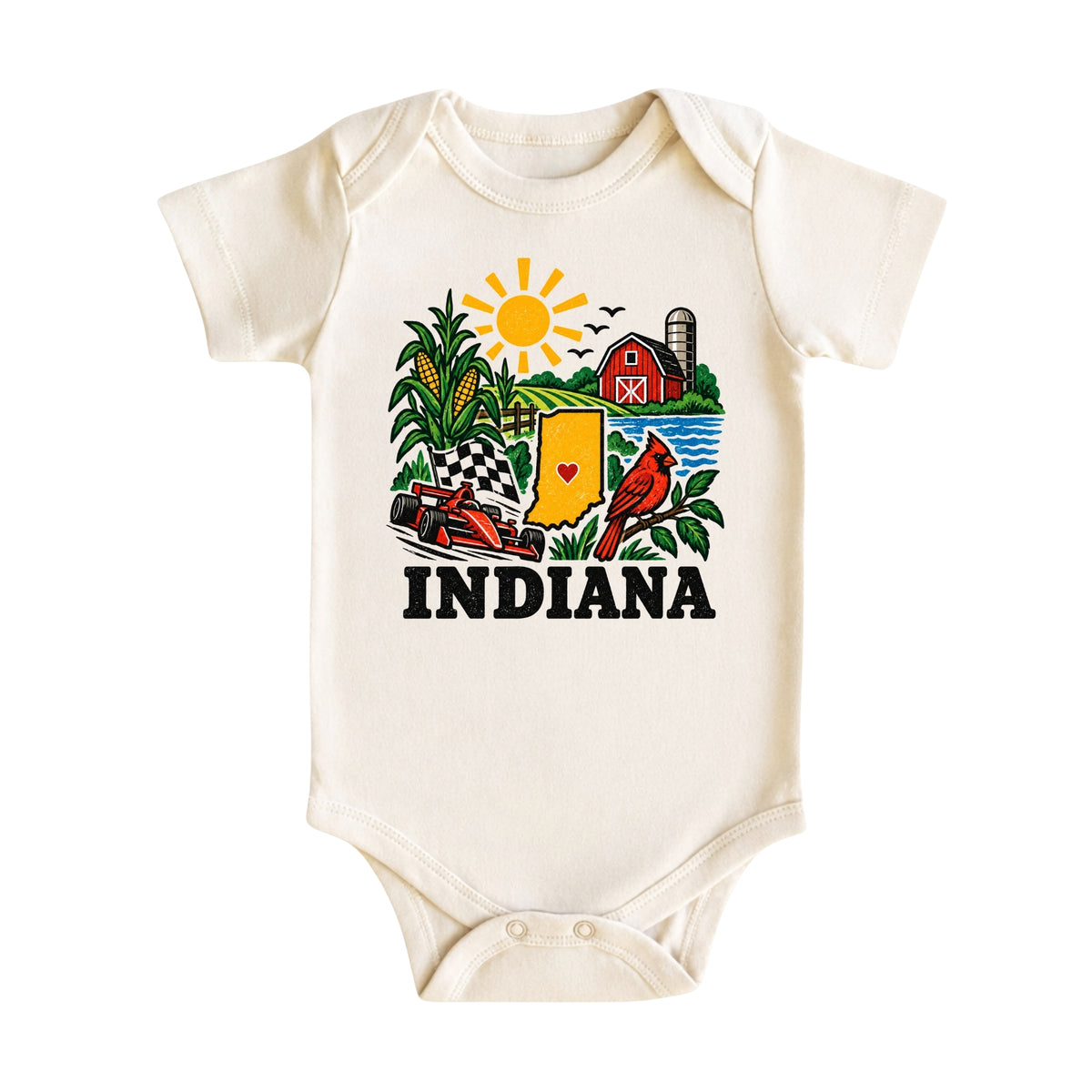 Indiana Baby Bodysuit