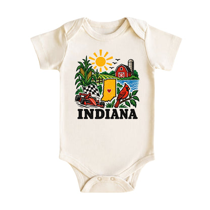 Indiana Baby Bodysuit