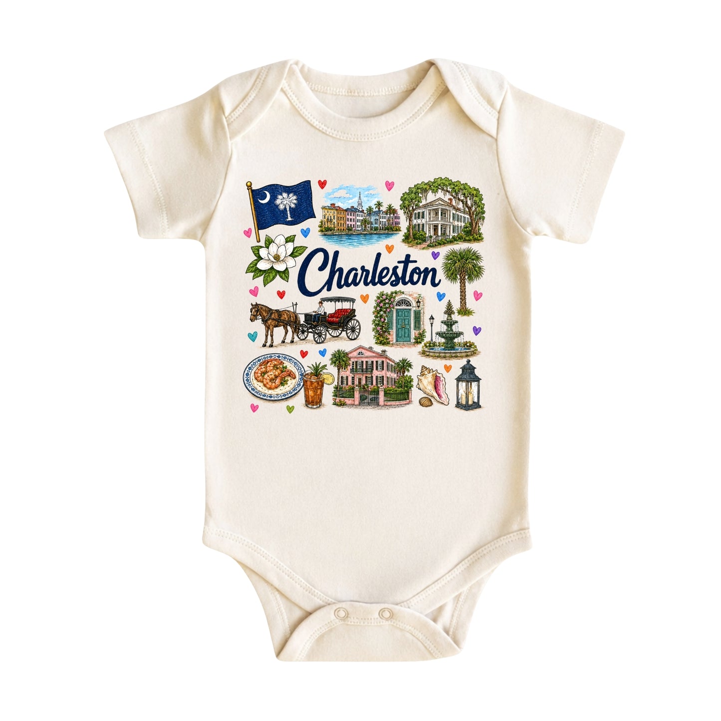 Charleston South Carolina Kids T-Shirt