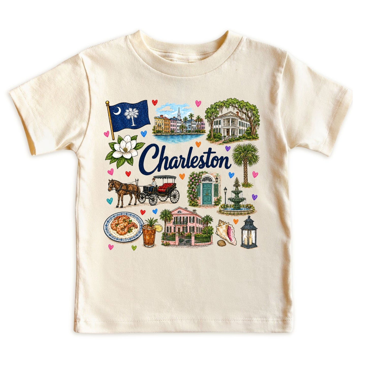 Charleston South Carolina Kids T-Shirt