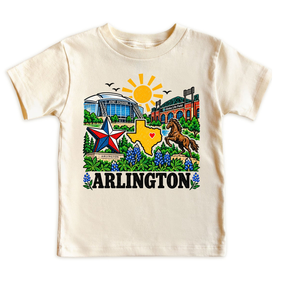 Arlington Texas Baby Bodysuit