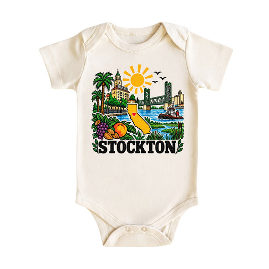 Stockton California Baby Bodysuit