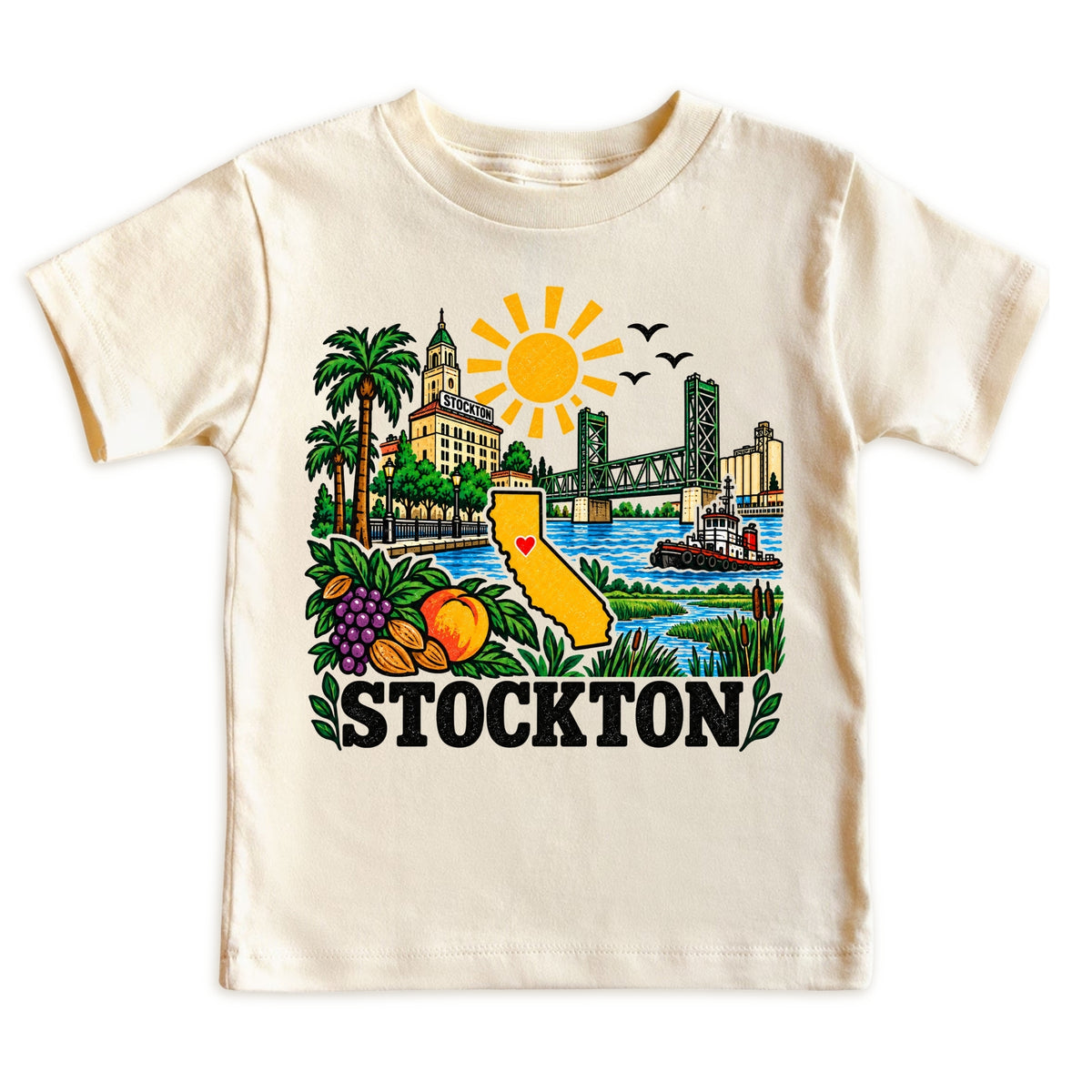 Stockton California Baby Bodysuit