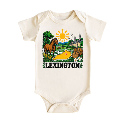Lexington Kentucky Baby Bodysuit
