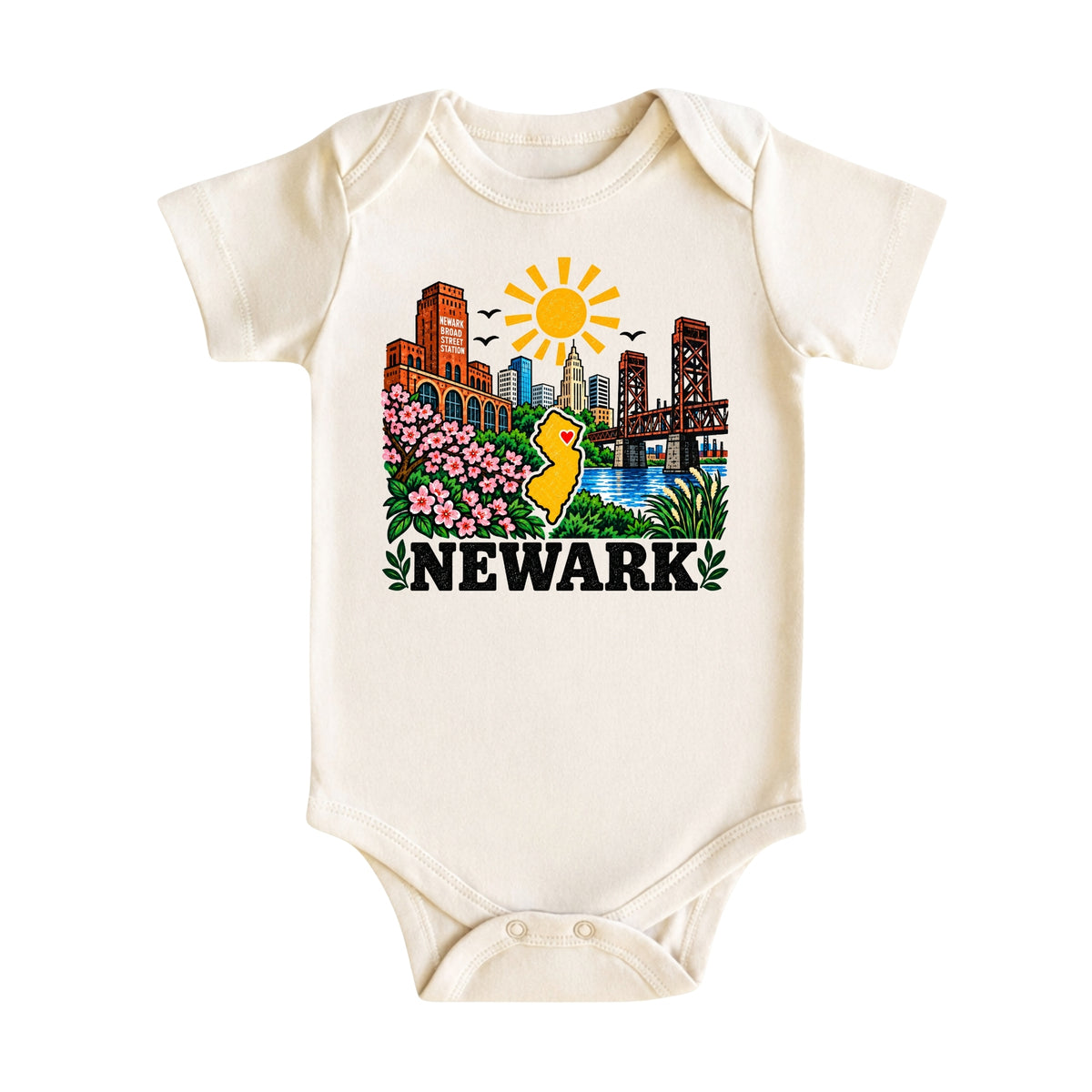 Newark New Jersey Kids T-Shirt
