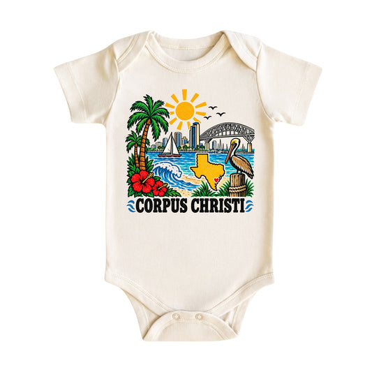Corpus Christi Texas Baby Bodysuit
