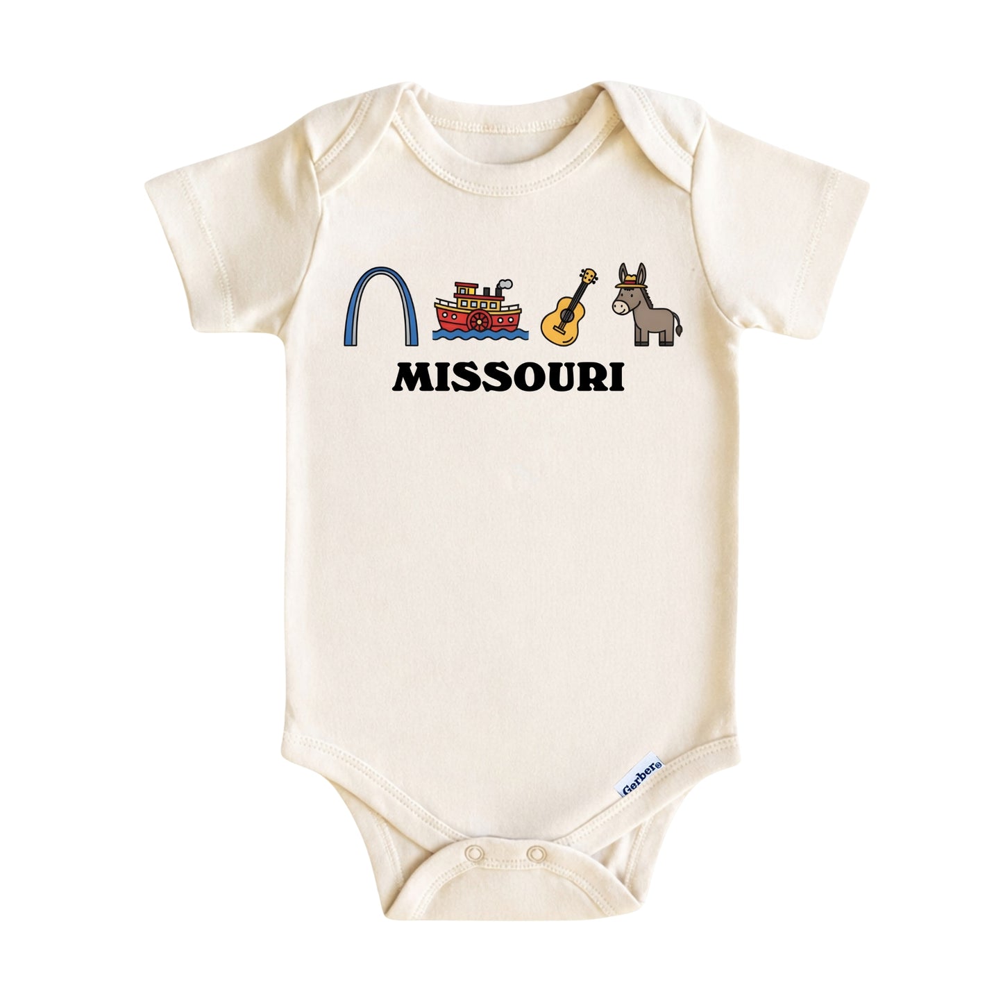 Missouri Baby Onesie ®, Show-Me State Baby Bodysuit for Boys Girls