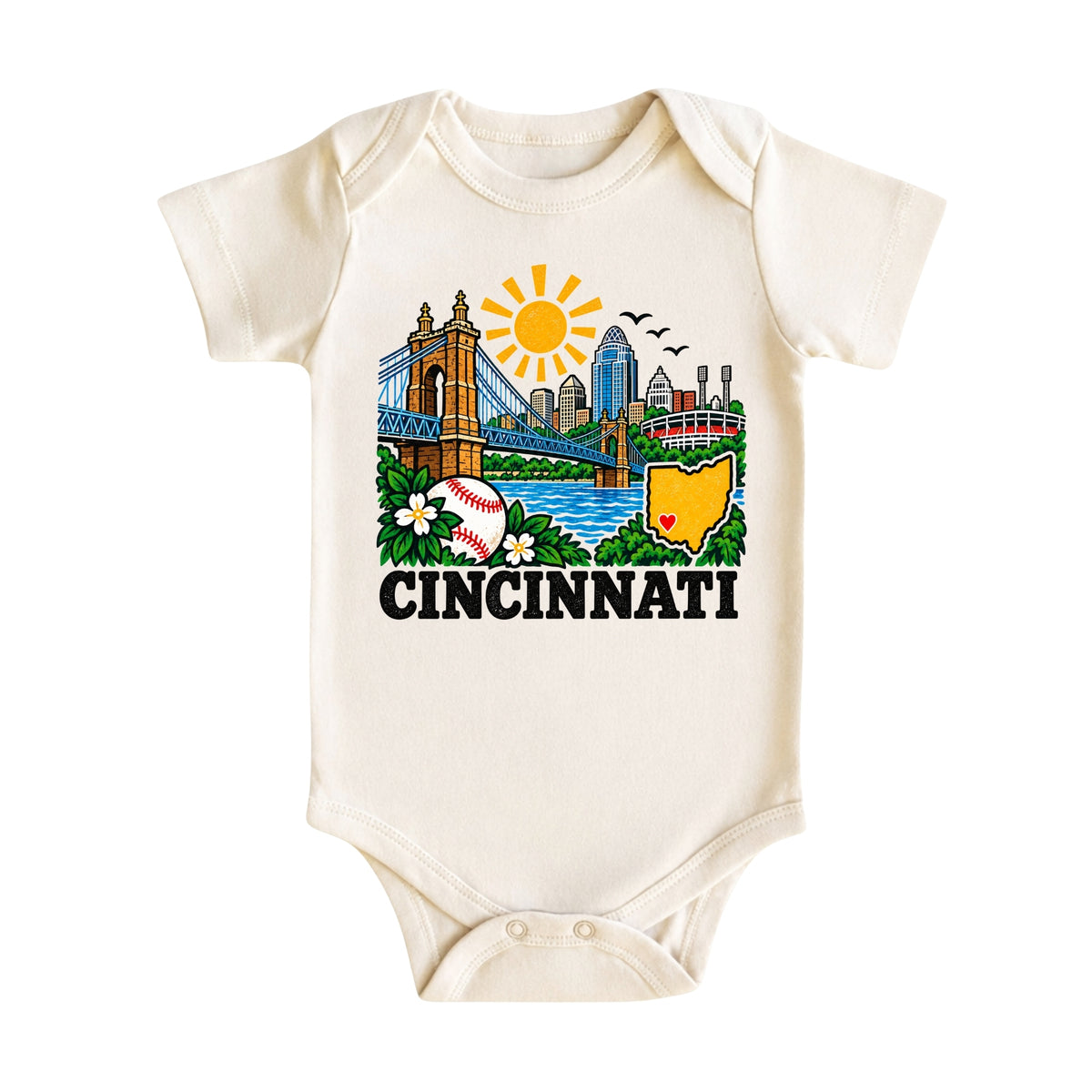 Cincinnati Ohio Kids T-Shirt