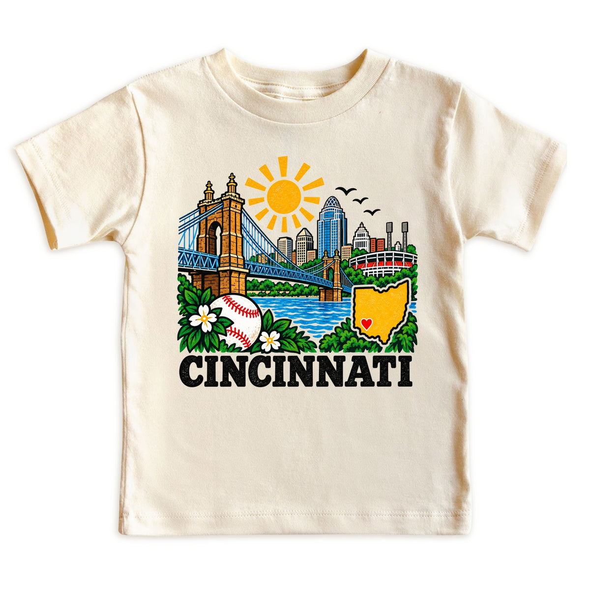 Cincinnati Ohio Baby Bodysuit