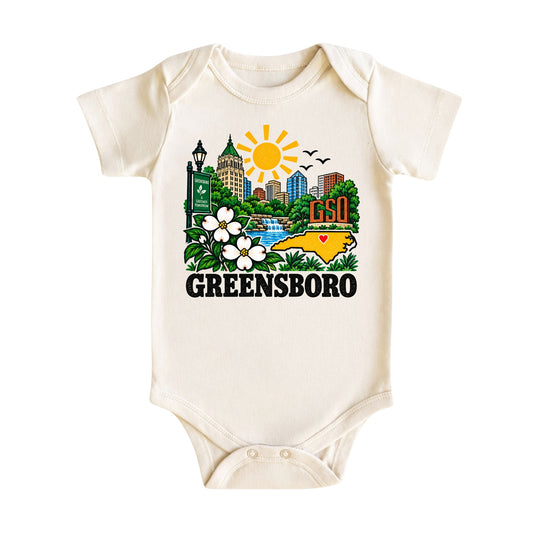 Greensboro North Carolina Baby Bodysuit