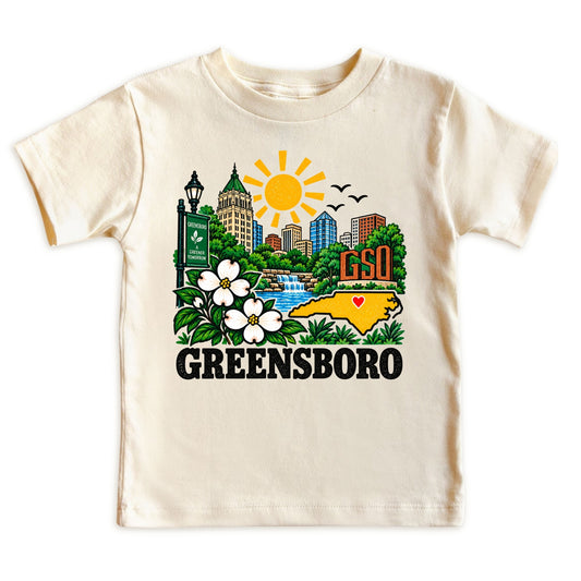 Greensboro North Carolina Kids T-Shirt