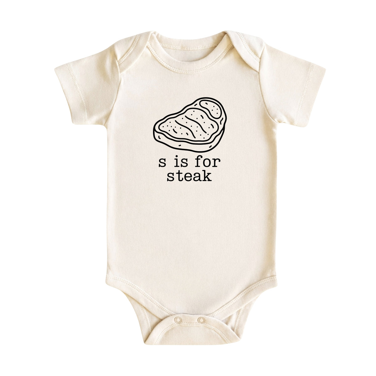 S Is for Steak Baby Bodysuit