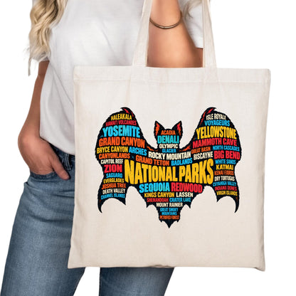 National Parks Bat Tote Bag