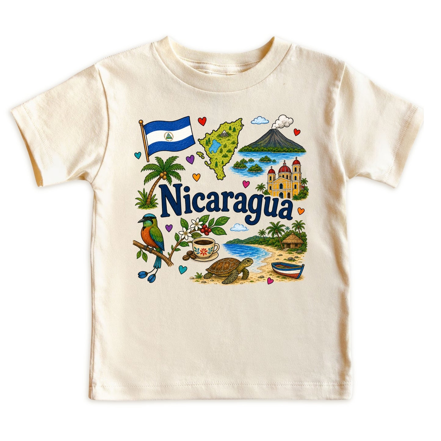 Nicaragua Kids T-Shirt