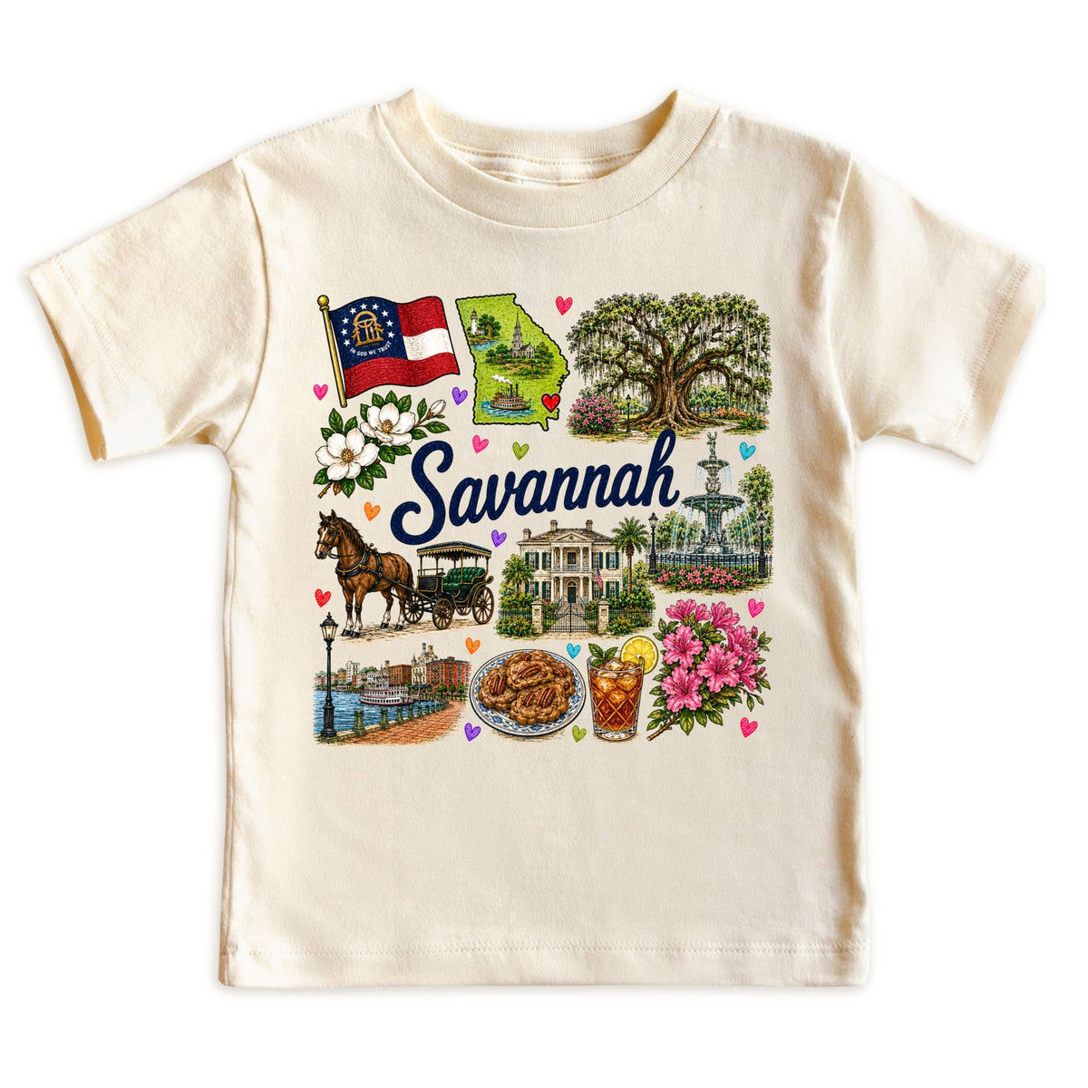 Savannah Georgia Baby Bodysuit for Boys Girls