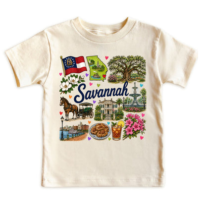 Savannah Georgia Baby Bodysuit for Boys Girls