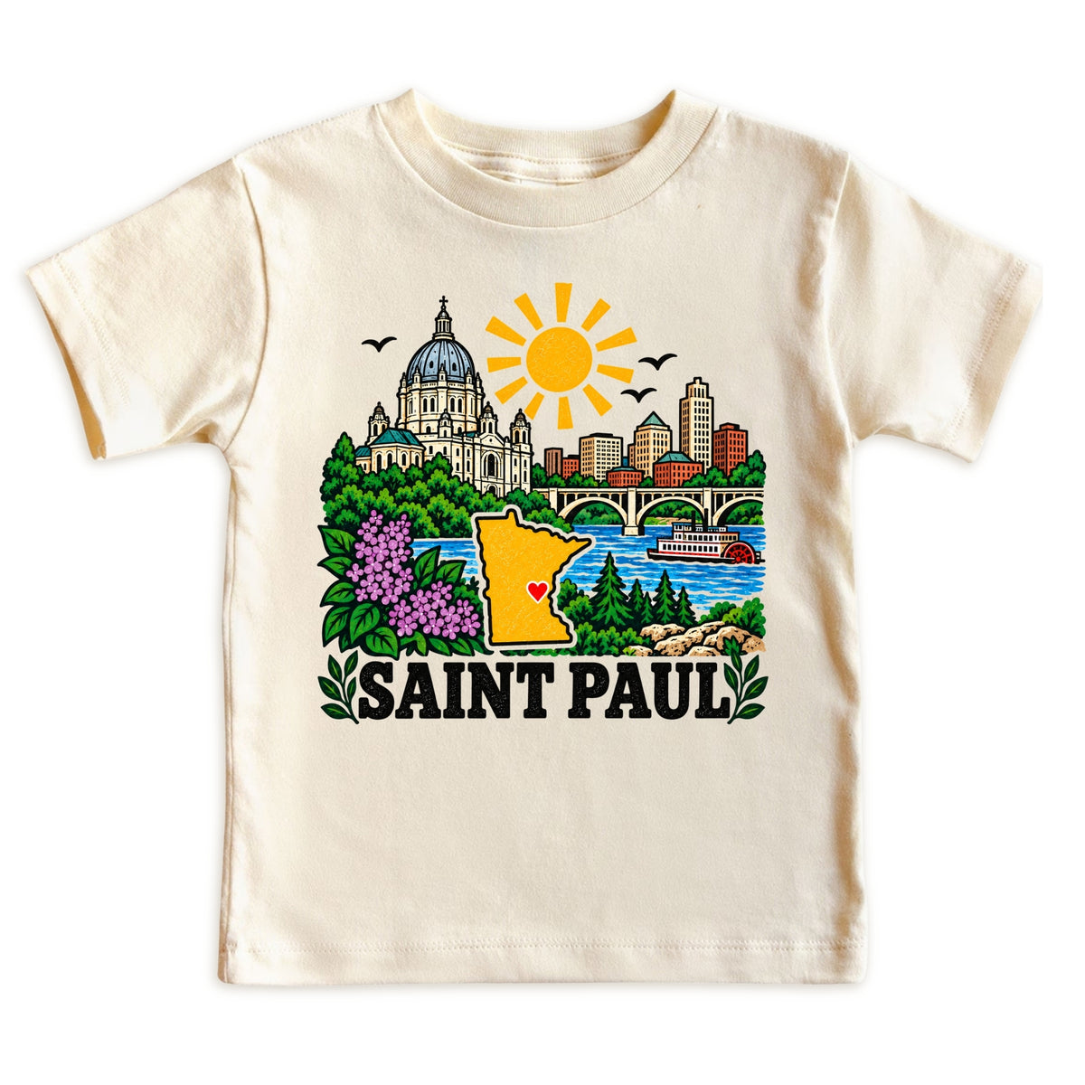Saint Paul Minnesota Baby Bodysuit