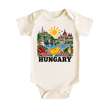 Hungary Baby Bodysuit