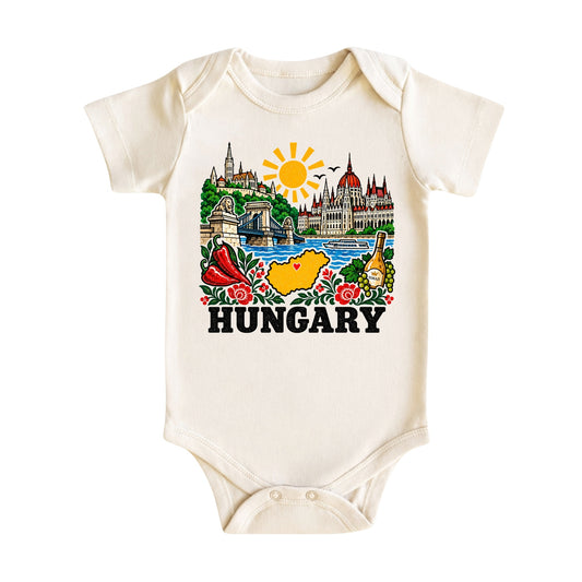 Hungary Baby Bodysuit
