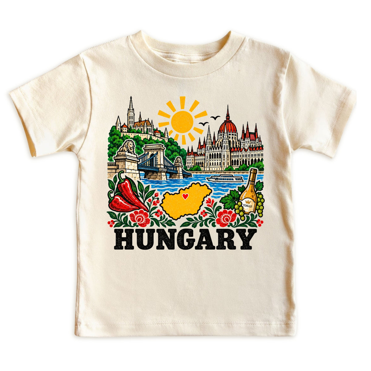 Hungary Baby Bodysuit