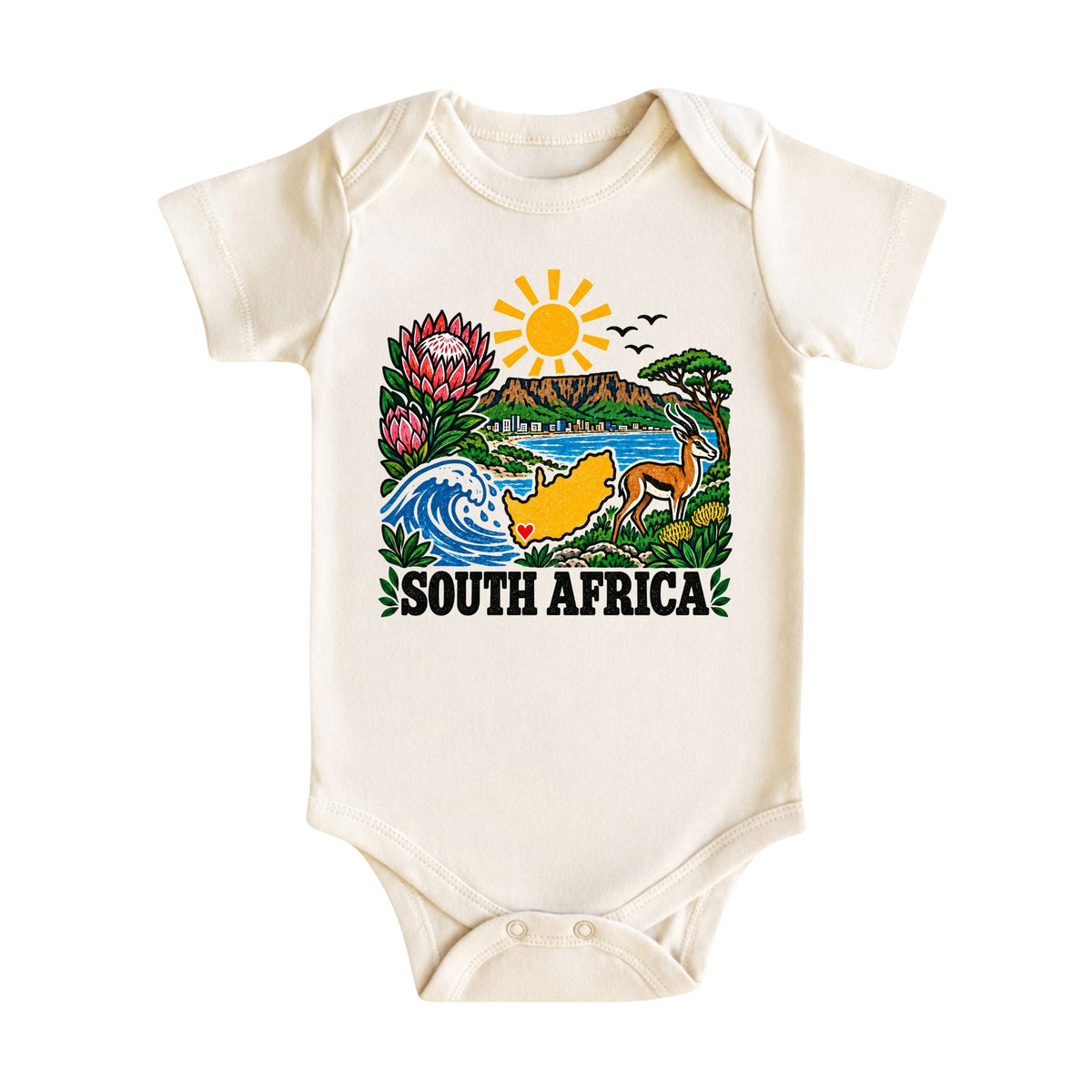 South Africa Baby Bodysuit