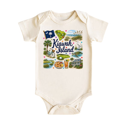 Kiawah Island South Carolina Baby Bodysuit for Boys Girls