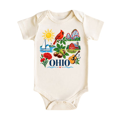 Ohio Kids T-Shirt for Boys Girls