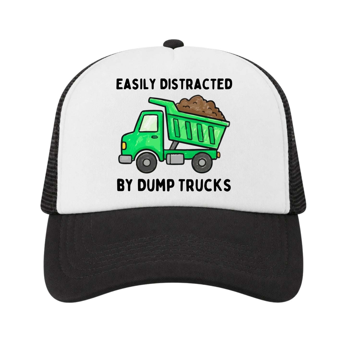 Dump Truck Trucker Hat for Kids, Girls Boys Truck Lover Gifts