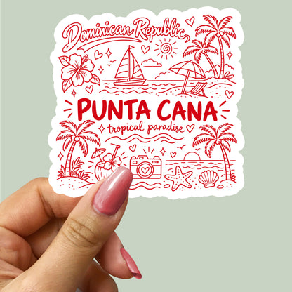 Punta Cana Dominican Republic Sticker