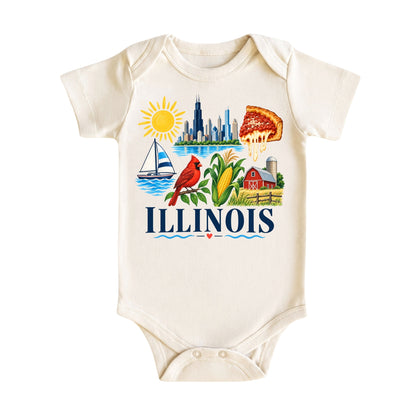 Illinois Baby Bodysuit