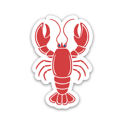 Red Lobster Coastal Vinyl Sticker