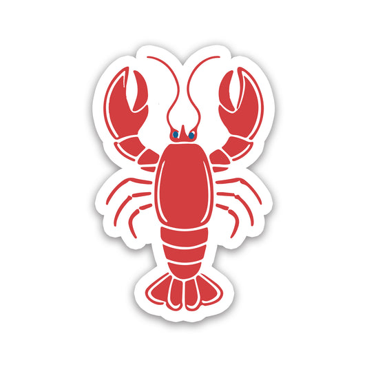 Red Lobster Coastal Vinyl Sticker