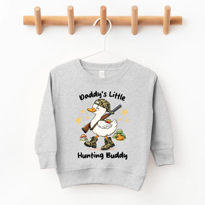 Daddy's Little Hunting Buddy - Camo Goose Kids T-Shirt